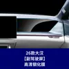 Adecuado para Película para Pantalla de Navegación de Control Central de Verano Byd Han L, Película Templada para Panel de Instrumentos del Coche, Película Protectora para el Interior