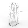Suporte de Exibição Gatling, Suporte de Espada, Porta-Espada, Rack de Armazenamento de Chão, Rack de Exibição Horizontal com Múltiplos Furos