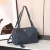 Bolso de Mujer de Cuero de Vaca de Primera Capa Hombro Único Boston Almohada Compras Europeo y Americano Color Sólido Transfronterizo Bolso de Cuero Genuino Suave
