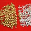 Paquete de 14k de cuentas de retención de color dorado, cuentas de transferencia, pequeñas cuentas de oro macizo, joyería artesanal, accesorios de cuentas sueltas hechos a mano.