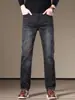 Ropa Popular para Hombre / Jeans de Otoño-Invierno para Hombre, Corte Recto, Versátiles de Negocios Ligeros, Pantalones Casuales Elásticos para Hombre