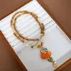 Nuevo Collar Largo Estilo Chino, Collar de Perlas de Imitación, Accesorios para Mujer, Diseño de Nicho Largo Estilo Nacional, Cadena Multifuncional para Suéter Cheongsam