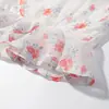 Ins transfronteiriço estilo europeu e americano 2026 nova moda elegante feminino atacado para o dia a dia gola redonda manga curta conjunto de saia estampada