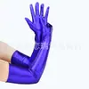 Accesorios para Mujer de los Años 1920 Spandex Satén Flocado Guantes de Charol Accesorios de Disfraz para Fiesta de Baile Transfronteriza en Stock