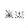 F136 Titanio Erizo de Mar Polaris Forma Hexagrama Labret Cartílago Auricular Stud Joyería para Piercing de Aleación de Titanio G23 Stud para Oreja