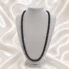 Colar de Pérolas com Acessórios Vintage Cheongsam Corrente de Suéter Longa Versátil Moda Feminina Gola Decorativa
