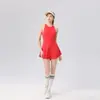 Vestido Esportivo Feminino, Golf Corrida Respirável Emagrecedor Outdoor Badminton Tênis Saia Macacão Yoga