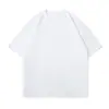 Ropa de Fitness Americana para Hombres Mostrando Músculos Camiseta Casual Blanca Pura Escote Pequeño Verano 2024 Manga Corta Hombres