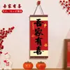 Atacado Brocado de Casamento Pequenos Couplets, Decorações Penduradas "Minha Família Tem Boas Notícias", Decorações de Entrada de Sala de Estar, Novo Estilo
