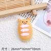 Pan baguette de oso juego crema pegamento accesorios resina accesorios diy caricatura pasador para el cabello hebilla para zapatos accesorios de decoración
