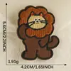 Dibujos Animados Animalitos Lindos Parche Bordado Autoadhesivo Decoración Accesorios para Ropa Zapatos Sombreros Bolsos Parches de Tela Bordados