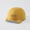Sombrero de color sólido versátil para bebé con ala suave al por mayor nuevo sombrero solar transpirable para niño pequeño gorra de béisbol linda de cachorro para bebé