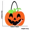 Nueva Bolsa de Tote para Halloween Bolsa Divertida de Calabaza Fantasma Bolsa de Dulces Decoración de Fiesta del Festival de Fantasmas para Niños Bolsa de Dulces de Fieltro