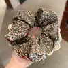 Goma para el pelo floral dulce de estilo francés pastoral, Diadema de hadas a la moda, Accesorio elástico para el cabello
