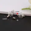 Colgante Botella de los Deseos de Bola de Cristal Transparente Colgante de Botella de Cabello de Bebé Pulsera DIY Llavero Accesorios de Joyería