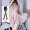 Lencería Sexy para Mujer Transparente Completa Ropa de Dormir Sexi Pijamas de Verano para Mujer Atractivo Sexy Encantador Pijamas