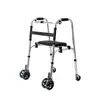 Andador de Aleación de Aluminio Golden Finger con Ruedas Amortiguadoras, Carrito Especial de Rehabilitación para Caminar para Personas Mayores.