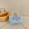 Primavera y Verano nueva bolsa infantil de celebridad en línea moda estilo Chanel bolsa de princesa niña linda portátil bandolera al por mayor