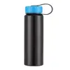 Botella de Agua Deportiva de Aluminio con Asa Nueva Transfronteriza Personalizada Botella de Agua Deportiva para Exteriores Botella de Agua Portátil para Ciclismo Botella de Agua de Aluminio