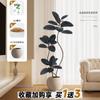 Haihong Planta falsa de mesmo estilo, planta verde preguiçosa, vaso biônico de luxo de alta qualidade, planta de chão para sala de estar, simulação de bonsai, planta verde
