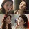 Pendientes con Patrón de Diamantes Estilo Liu Yifei para Mujer, Clips para Orejas Dorados, Pendientes de Botón, Nuevo Modelo Popular 2026, Pendientes de Aro Lisos Femeninos