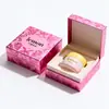 Caja de Empaque para Botella de Crema Facial, Tarro de Crema Facial con Tapa abatible Caja tipo libro magnética, Botella dispensadora de crema facial, Caja de regalo exquisita, Hecho a medida por el fabricante