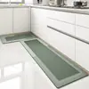 Alfombrilla de Suelo Sencilla de Barro Diatomeas Transfronteriza Alfombrilla de Suelo Absorbente de Agua y Aceite para el Hogar Cocina Alfombrilla de Suelo para Baño Alfombrilla para Pies Absorbente de Agua para Inodoro