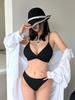 Novedad 2025 Bikini Separado para Mujer para Cubrir el Vientre y Lucir Delgado, Traje de Baño para Resort de Playa y Aguas Termales [Una Pieza Envío Directo]