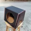 Caja Vacía Trapezoidal de 6 pulgadas Cáscara Vacía Pasiva Caja de Madera Caja Exterior Carcasa Altavoz Activo para el Hogar