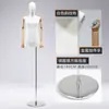 Modelo masculino de estilo coreano ajustado, accesorios de media figura humana, escaparate de ropa, modelo informal de moda, expositor de cuerpo entero