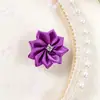 Flor de Nueve Puntas de 3 cm con Pedrería, Exquisito Accesorio para el Cabello Estilo Coreano, Decoración para Sombrero, Accesorios de Manualidades, Juguete, Zapato y Decoración de Sombrero