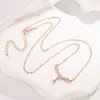 Nova Exquisite Design de Nicho Sorrindo Diamante Amor Colar Feminino Verão Nicho Luxo Leve Diário Corrente da Clavícula Colar