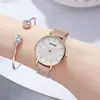 Relógio Feminino Flash Diamond Totalmente Cravejado Feminino Luxo Leve Nicho Ins Simples Elegante Artístico Novo Edição de Alta Combinação Brilhante Relógio Feminino