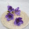 Roxo escuro departamento simulação flor 2024 novo 2.5 yuan série casamento flor material fundo do casamento arranjo de flores adereços