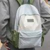 Mochila de Pareja Nueva Color-Blocking Estilo Coreano, Gran Capacidad, Mochila Casual Ligera, Mochila de Viaje Versátil de Moda para Hombres y Mujeres