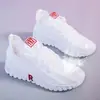 Atacado de Fábrica Sapatos Casuais Femininos, Sapatos para Caminhada, Sapatos Brancos de Malha, Sapatos Populares Transfronteiriços, Sapatos Femininos Respiráveis de Malha