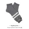 0 Coreia do Sul meias masculinas cintura curta cintura listrada meias esportivas gg primavera novo estilo universitário simples absorvente de suor