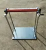 Extrusora de tinta manual, extrusora de pasta de óleo em saco, rolo de borracha de 46 cm de largura, 20 cm de altura, totalmente em aço inoxidável, tipo de piso