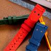 Adecuado para Wan. Correa de Reloj Guo Serie Piloto FKM Caucho de Flúor 20/21/22mm Deportiva de Liberación Rápida