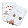 Espejo de Maquillaje Plegable, Lindo y Femenino, Portátil para Retoques Sobre la Marcha, Espejo Pequeño Plegable con Tapa para Escritorio de Dormitorio
