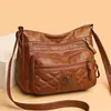 Bolso de piel suave para mujer 2026 modelo nuevo bolso cuadrado pequeño bolso cruzado bolso de hombro para madres de mediana edad nuevo bolso de moda versátil