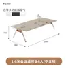 Mesa de Conferência Mesa Longa Mesa Simples Moderna para Sala de Reunião e Cadeiras Mesa Pequena Transparente para Negociação Mesa de Conferência Longa com Tomada Cor de Madeira