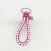 Llavero Creativo de Cuerda de Cuero Estilo Diadema Tejida para Hombres y Mujeres Lanyard para Llave de Coche Colgante para Bolso Accesorios Venta al por Mayor