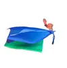 Papelería de Oficina Venta al por Mayor Bolsa de Cremallera Colorida Bolsa de Archivo Malla de Doble Capa Bolsa de Información Bolsa de Papelería