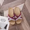 2021 Chegada Nova do Início da Primavera Chinelos de Casal Linho eva Planos Domésticos Respiráveis Absorventes de Suor Sapatos de Algodão e Linho para Crianças Verão
