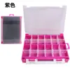 Caja de accesorios con base gruesa de EVA, inserto extraíble, al por mayor, siete colores, suministros de pesca, S, caja Luya de doble cara