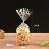 Bolsa para hornear pan tostado al por mayor, postre, repostería, galleta, bolsa de plástico, alimentos, OPP, bolsillo plano transparente