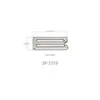 Hebilla de nueve palabras 9 botones hebilla metálica ajustable accesorios fábrica de origen hebilla japonesa aleación de zinc ropa interior botones traseros para ropa