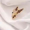 Broche de Laço Coração Simples para Mulheres, Corsage de Luxo, Alfinete Anti-Exposição para Gola Feminina, Alfinete de Cardigã, Acessório de Roupa
