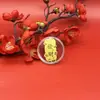 Crachá Corporativo Personalizado Logo Ouro Puro 999 Adesivo para Celular Shishi Ruyi Princesa Fique Rico Loja Presentes Pode Ser Aprovado